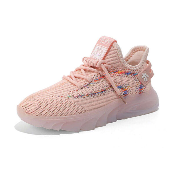 Feiwei Women's Sneakers: Breathable Mesh, Casual Comfort - Image 2