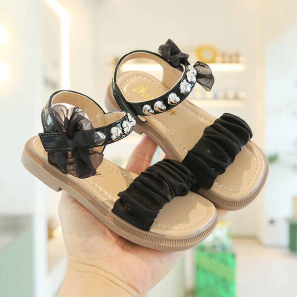 Girls' Summer Sandals: Trendy & Comfortable (Mesh, Princess Style) - Image 2