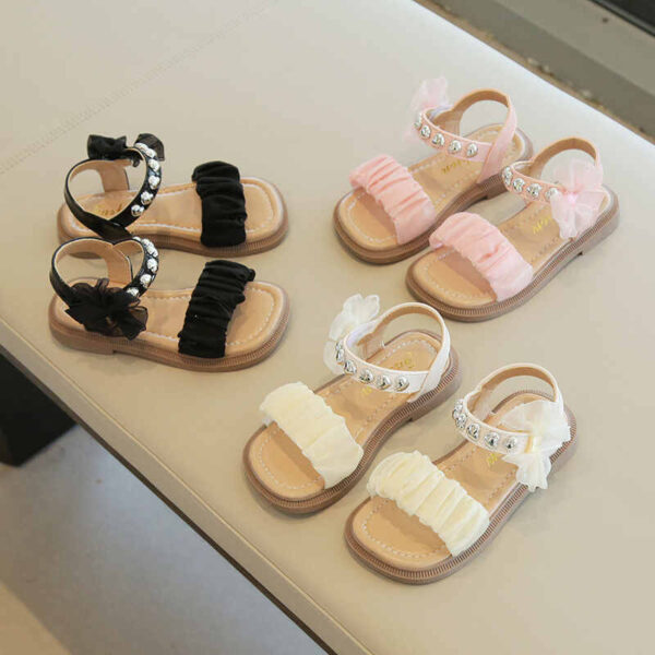 Girls' Summer Sandals: Trendy & Comfortable (Mesh, Princess Style)