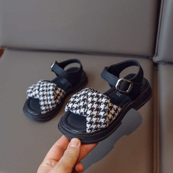 Girls' Summer Sandals: Korean Style, Open-Toe Comfort