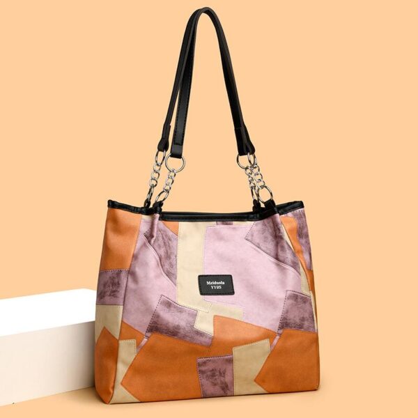 Tote Bag for Shopping and Outings: Soft Leather, Crossbody, Casual - Image 4