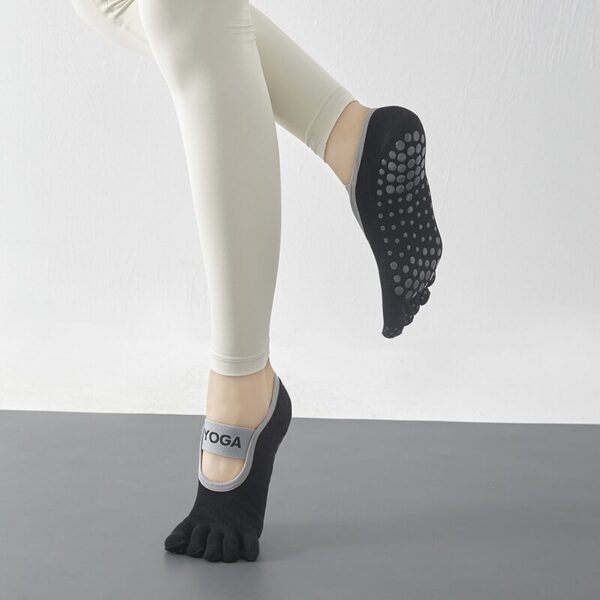 Enhance Your Yoga Practice: Breathable, Non-Slip Socks - Image 2