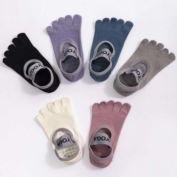 Enhance Your Yoga Practice: Breathable, Non-Slip Socks - Image 4